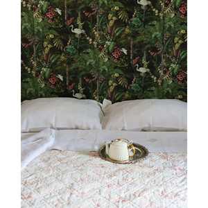 Mirellas Antique Striped King <b>Size</b> <b>Double</b> <b>Bed</b> Linen Sheet 6pcs Fitted Comforter <b>Air</b> Stitch PVC Cotton Filled Flat Sheet - Product Image 4