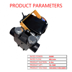 <span class=keywords><strong>Pompe</strong></span> de transfert de carburant portable <span class=keywords><strong>220V</strong></span> AC, <span class=keywords><strong>auto</strong></span>-<span class=keywords><strong>amorçante</strong></span>, basse pression, en fer, OEM 60L/min 550W pour kérosène - Product Image 5