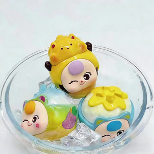 Figurines mignonnes de la série Baby Three Little Glutton 3ème génération, boîte mystère, parfaites pour la décoration de bureau ou comme cadeaux - Product Image 1