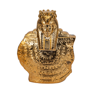 Busto di Faraone in Ceramica, Scultura in Gres con Dettagli Glamour, Decorazione per Casa, Soggiorno, Ufficio, Scaffale - Product Image 1