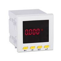 2025 DC Panel Type Electric Digital Single Voltage Meter Kelas 0.5 Akurasi Meter Milivolt -30~70 Suhu Operasi Newlink