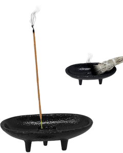 Home Fragrance <b>Incense</b> Burner Tray Flower <b>Cone</b> Holder Ash Catcher Stick Aromatherapy Diffuser - Product Image 5
