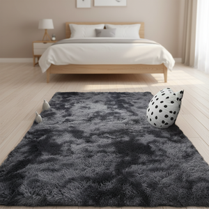 Tapis de salon moderne à motif puzzle en peluche polyester antidérapant lavable grande taille - Offre Spéciale - Product Image 3