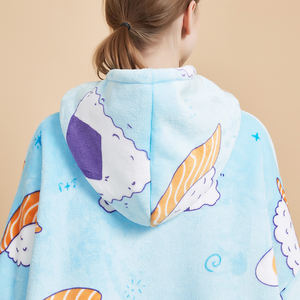 卸売りスウェットシャツブランケットパーカー冬用パジャマ特大服女性用パジャマ - Product Image 4