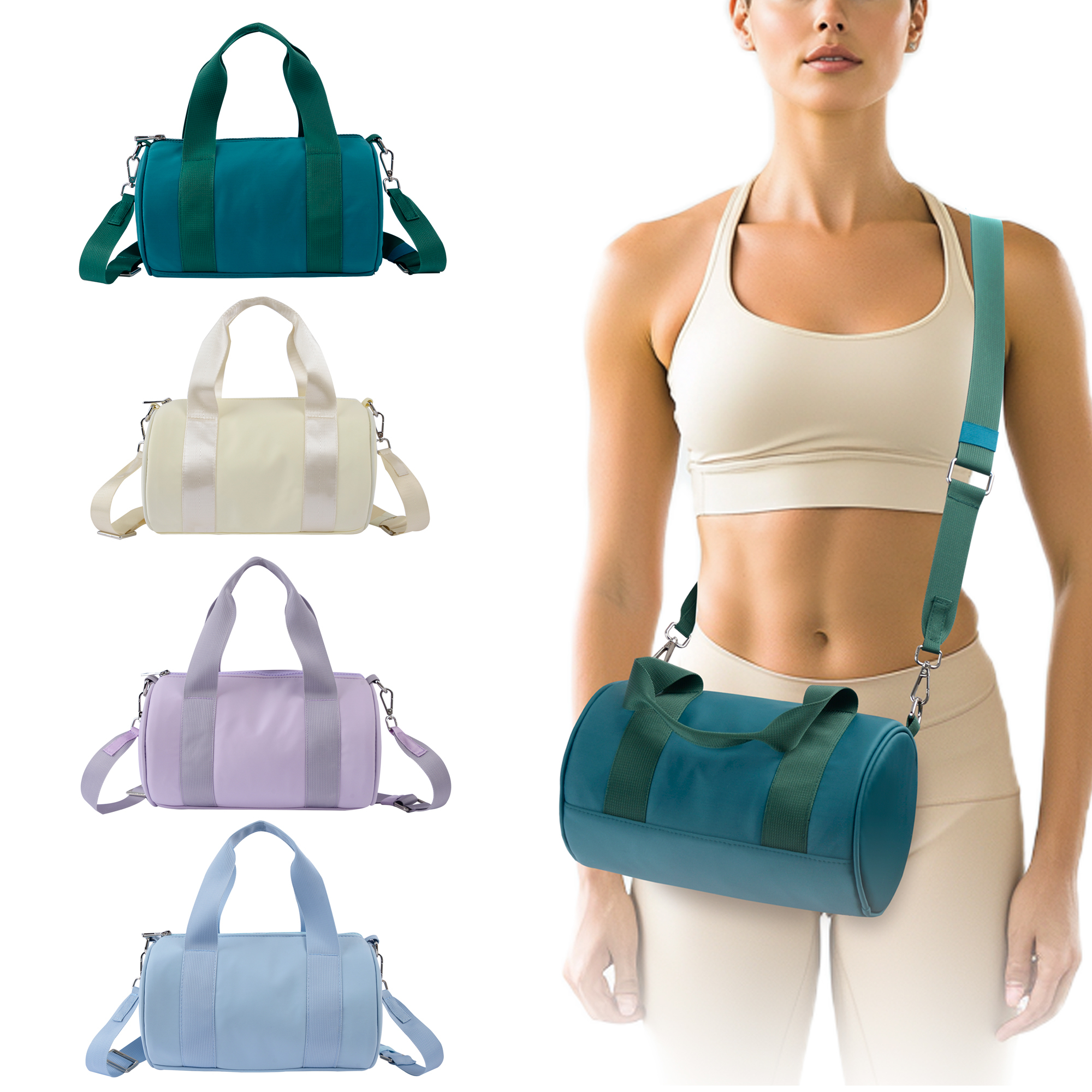 Mini Duffel Bag Sports Crossbody Bag Ladies Tote