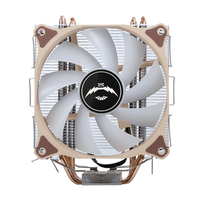 QiuzAim LGA2011-3 AM5/AM4 refroidisseur de processeur pour carte mère X99 4/6 dissipateur thermique avec ventilateur PWM RGB 120mm E5 V3/V4 processeur serveur