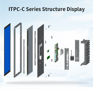 New 17 "không quạt mini công nghiệp bảng điều chỉnh PC gồ ghề máy tính <span class=keywords><strong>2</strong></span> Gigabit etherne cảm ứng điện trở Intel Core i5 cho hệ thống Locker - Product Image 5
