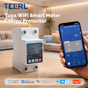 Disjoncteur intelligent WiFi Tuya 63A avec réenclenchement automatique, protection contre les fuites, mesure de l'énergie et protection contre les surtensions - Product Image 1