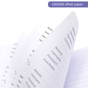 Libreta de direcciones transfronteriza de 32K con contraseña en inglés, diseño de búho, cubierta de cuero sintético, encuadernación con alambre, regalo personalizable de alto valor - Product Image 3