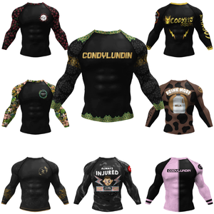 Nouveau maillot de sport camouflage Kimono Jiu Jitsu Muay Thai Rashguard Gym Boxe avec motif imprimé T-shirt - Product Image 4