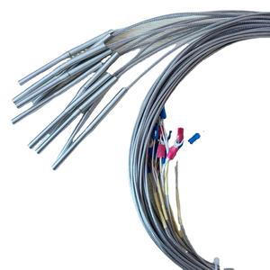 Лидер продаж промышленный термопарный датчик температуры типа J зонд 5 мм * 50 мм 2 м металлический кабель - Product Image 1