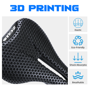 <span class=keywords><strong>Selle</strong></span> de vélo en fibre de carbone imprimée en 3D <span class=keywords><strong>VTT</strong></span> <span class=keywords><strong>selle</strong></span> de vélo de route respirant absorbant les chocs équipement d'équitation <span class=keywords><strong>selle</strong></span> de vélo - Product Image 2