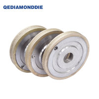 Meule diamantée à bord trapézoïdal FA, diamètre 100 mm/150 mm/200 mm, pour le meulage des bords plats sur les bords droits