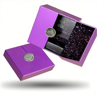 Caja de Color de doble apertura gruesa y dura, papel de regalo de maquillaje de belleza personalizado, cartón de regalo de recuerdo de vacaciones