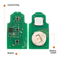 Clé télécommande intelligente universelle KEYDIY KD ZB29-3 à 3 boutons pour type MB Maybach