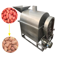 Fabriqué en Chine 100 kg/H en acier inoxydable torréfacteur électrique de grains de café machine à torréfier les arachides avec un bon prix