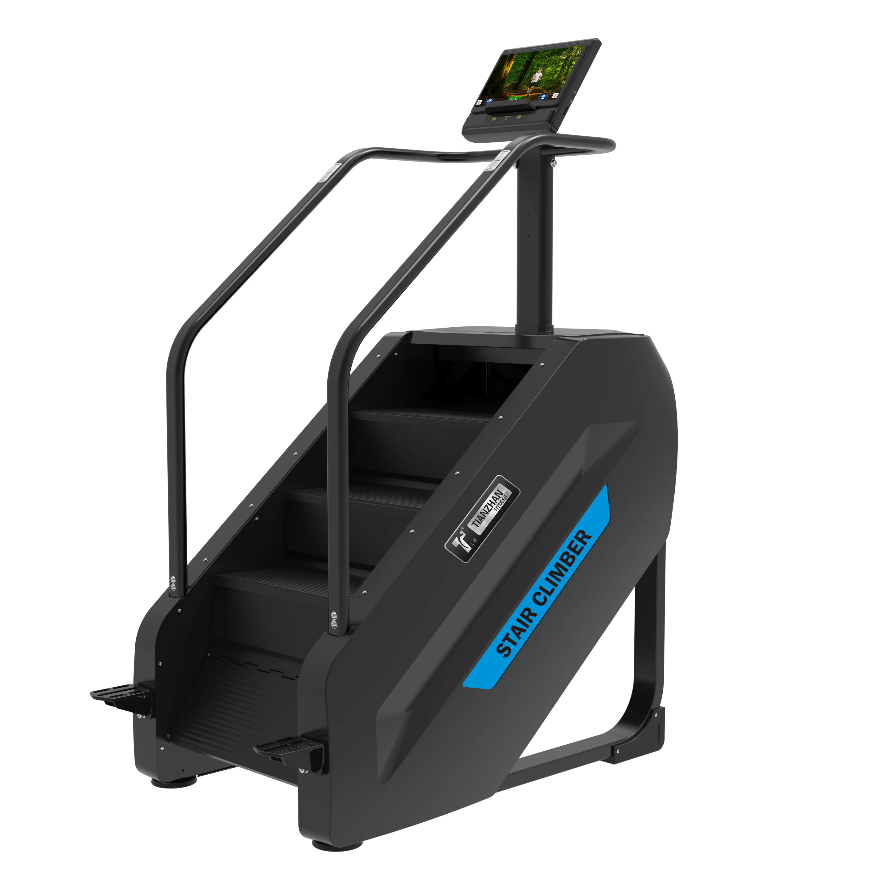 Tangga Master kardio latihan pijakan komersial, peralatan Gym Stepmill elektrik untuk tangga