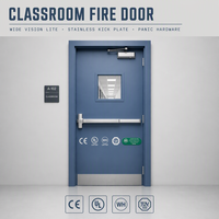 Bande d'étanchéité anti-fumée en acier pour porte coupe-feu à feuille simple, idéale pour les couloirs d'hôtel et les passages d'évacuation d'urgence – Approvisionnement direct usine