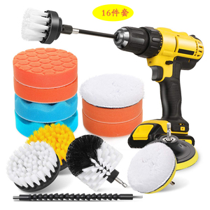 JYM Kit de Herramientas de Limpieza con Cepillos para Taladro, Cepillos Resistentes y Discos de Gancho y Bucle para Detallado de Autos, Baños y Cocinas - Product Image 3