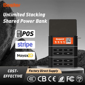 Estación de Carga Compartida Besiter de 8 Ranuras con Entrada de CA, 8000mAh, Carga Rápida de 22.5W, Tipo-C, Apilable - ¡Gran Venta 2026! - Product Image 1