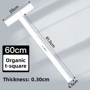 Regla de Dibujo en Forma de T, de Plástico, 45cm/60cm/90cm/100cm/120cm, Herramientas de Dibujo Profesionales para Construcción y <span class=keywords><strong>Arquitectura</strong></span> - Product Image 5