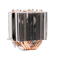 Refroidisseur de processeur à 6 caloducs, ventilateur de processeur silencieux.