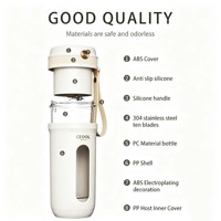 10 Bladen Elektrische Juicer Draagbare Blender 350ML Fruitmixers USB Oplaadbare Smoothie Juicer Cup Squeezer Mini Sap Maker