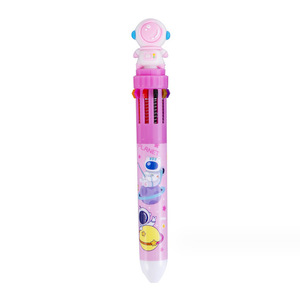 Stylo à bille multifonction Astronaut Ten Color Pen, pour étudiants, modèle à pression en plastique - Product Image 5