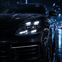 BK LED-Scheinwerfer-Set für Porsche Cayenne 2007-2010 Matrix-Stil Sequenzieller Blinker Plug-and-Play