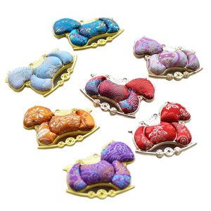 Pendentif poney Song Jin Xiao Ma en brocart Song double face, breloque en alliage de zinc et tissu, porte-clés, breloque de sac, cadeau Printemps 2026 - Product Image 4