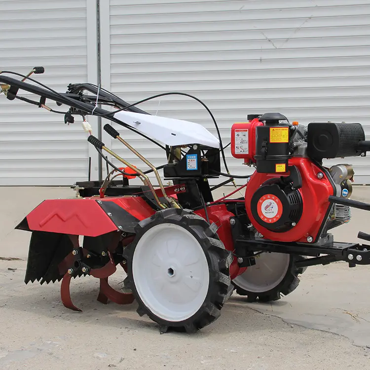 Benzin grubber Hand Gebraucht traktor Rotations verbrennungs anlage Mini Power Pinne 7,5 PS
