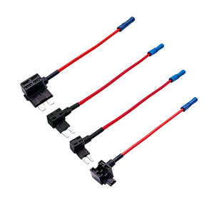 블레이드 퓨즈 탭 홀더 어댑터 4가지 유형 제공: 표준, 미니, 마이크로2, 로우 프로파일16 AWG 2핀 와이어 하네스 - Product Image 6