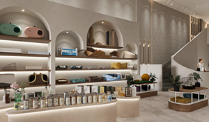 Luxury Pet Grooming Store Interior Design Custom Pet Display Cabinet Retail Shopfitting Fixtures - Product Image 2