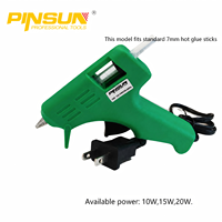Pistolet à colle chaude électrique professionnel 10W 15W 20W pour bâtons de colle de 7 mm – Idéal pour le bricolage, l'artisanat et les réparations domestiques – Vente en gros usine