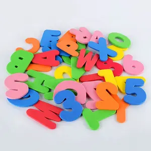 Eco-friendly Foam Baby Floating Bathroom tub Letters Numbers Alphabet Wall Sticker Toys