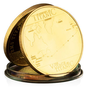 Moneda Conmemorativa del Incidente del RMS Titanic, Moneda Coleccionable Bañada en Oro, Moneda de Arte de la Colección Titanic - Product Image 2