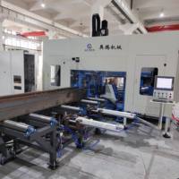 Machine de perçage et de marquage CNC 3D pour profilés en H, pour le traitement des poutres en acier en H