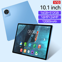 Tablet PC Android Kustom V10 Pro 5G Laris Manis Harga Terjangkau Tablet Gaming & Edukasi Dengan Dual Kartu & Prosesor MTK Baru