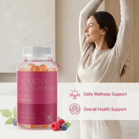 Complément alimentaire en gommes pour adultes à l'acide hyaluronique et aux peptides naturels, hydratation de la peau, soutien des articulations, 60 gommes, 180 g, OEM ODM, étiquette privée