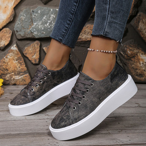 Zapatos Planos de Mezclilla con Cordones para Mujer, Estilo Casual, Tallas Grandes, Tendencia Otoño 2026 - Product Image 2