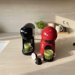 Mélange de Matcha Coco Vanille, Capsules de Matcha Chinoises, Capsules <span class=keywords><strong>Dolce</strong></span> <span class=keywords><strong>Gusto</strong></span>, 16 Capsules de Matcha en Boîte - Product Image 2