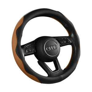 Nouveau couvre-volant en cuir F25 Nappa léger respirant évacuation de l'humidité ajustement serré <span class=keywords><strong>pour</strong></span> toutes les saisons utilisation générale de la <span class=keywords><strong>voiture</strong></span> - Product Image 5