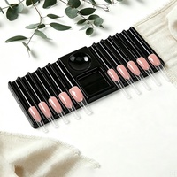 Support multifonctionnel pour pinceaux de nail art, plateau de rangement pour vernis gel et palette de couleurs, organisateur de rangement pour strass, idéal pour salon de manucure