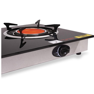 <span class=keywords><strong>Cocina</strong></span> de <span class=keywords><strong>Gas</strong></span> Infrarroja Portátil de Doble Quemador con Cubierta de Vidrio Templado, de Uso Comercial y Resistente, <span class=keywords><strong>para</strong></span> Exteriores y Caravanas, Calentamiento Rápido - Product Image 3