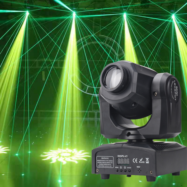 30W Mini LED DMX Gobo Spot Light for Club DJ Disco & Party Lighting Stage Moving Head LED Spot