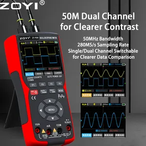 Oscilloscope numérique 2 canaux ZOYI ZT-703S, multimètre, générateur de signaux - Product Image 4