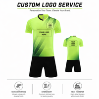 Aiju - Camiseta de Fútbol Personalizada al por Mayor, Uniforme de Entrenamiento de Manga Corta, Secado Rápido, Transpirable, Equipación de Equipo, Ropa para Partidos