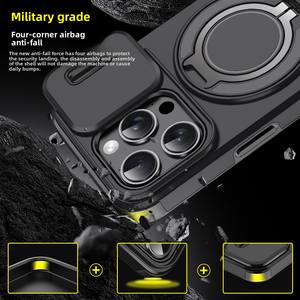 Funda Lingke, <span class=keywords><strong>Nuevo</strong></span> Lanzamiento, Compatible con Apple <span class=keywords><strong>iPhone</strong></span> 17 Pro Max, con Soporte de Ventana Deslizante, 15 Plus, Antigolpes, con Agarre para Teléfono Incluido - Product Image 2