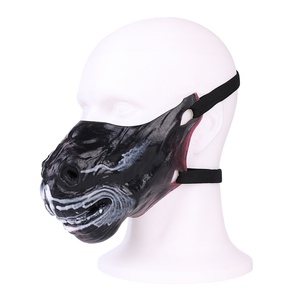 Máscara de Silicona BDSM para Juegos de Rol, Transpirable, con Capucha Fetiche, Suave, Tipo Látex, para Parejas - Product Image 2