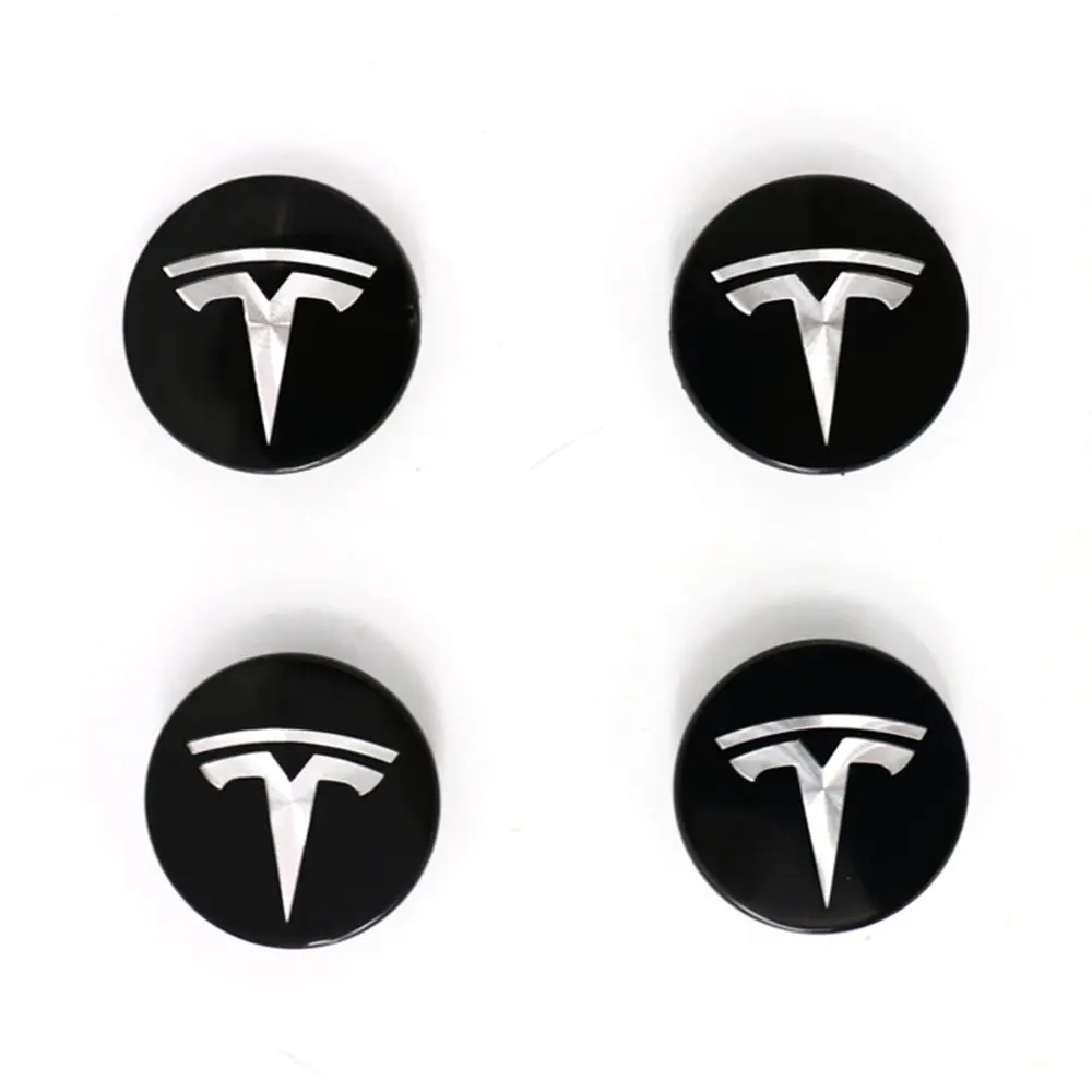Toptan tekerlek teker göbeği kapağı kiti Model 3 kapağı tekerlek jant kapağı kapağı amblemi Tesla modeli 3 aksesuarları